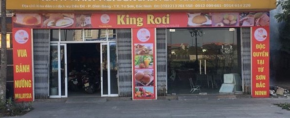 Cửa hàng kinh doanh bánh King Roti Từ Sơn 